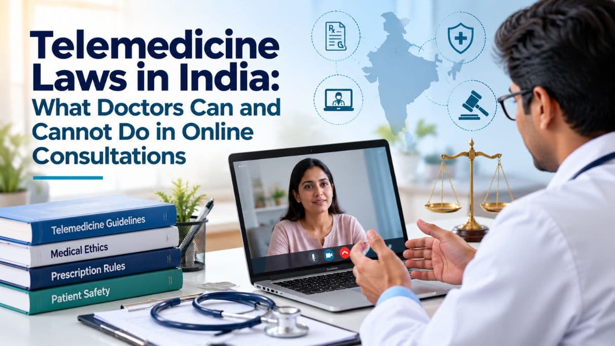 Telemedicine laws in India for online consultations
